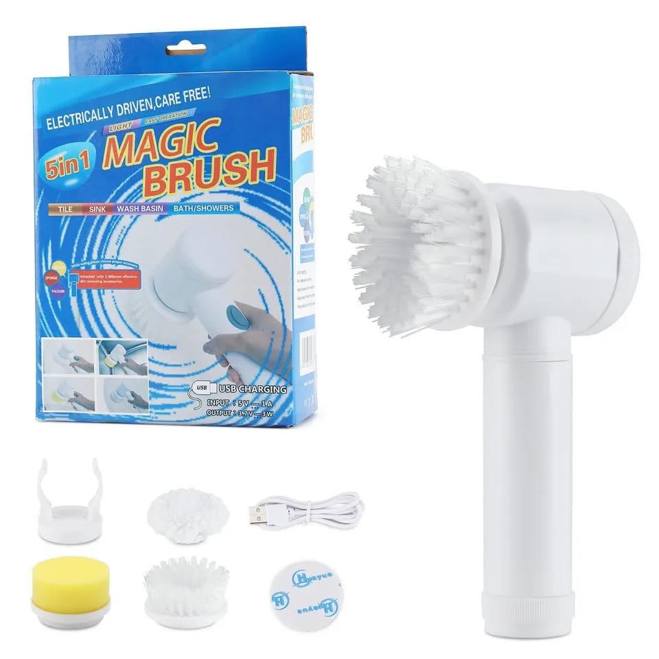 Cepillo Magic Brush - Kit 5 En 1 - Recargable