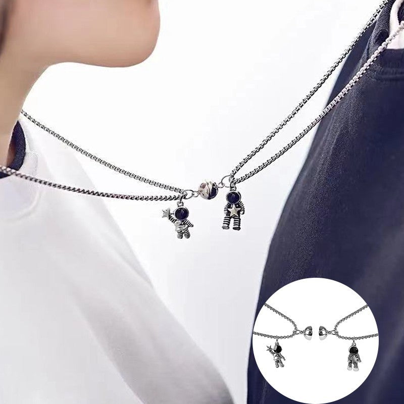 Collar Conexión Espacial CON Cajita de Regalo (Ambos Collares Incluidos)