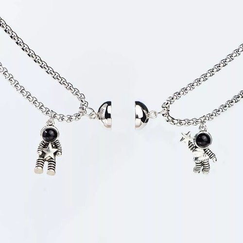 Collar Conexión Espacial CON Cajita de Regalo (Ambos Collares Incluidos)