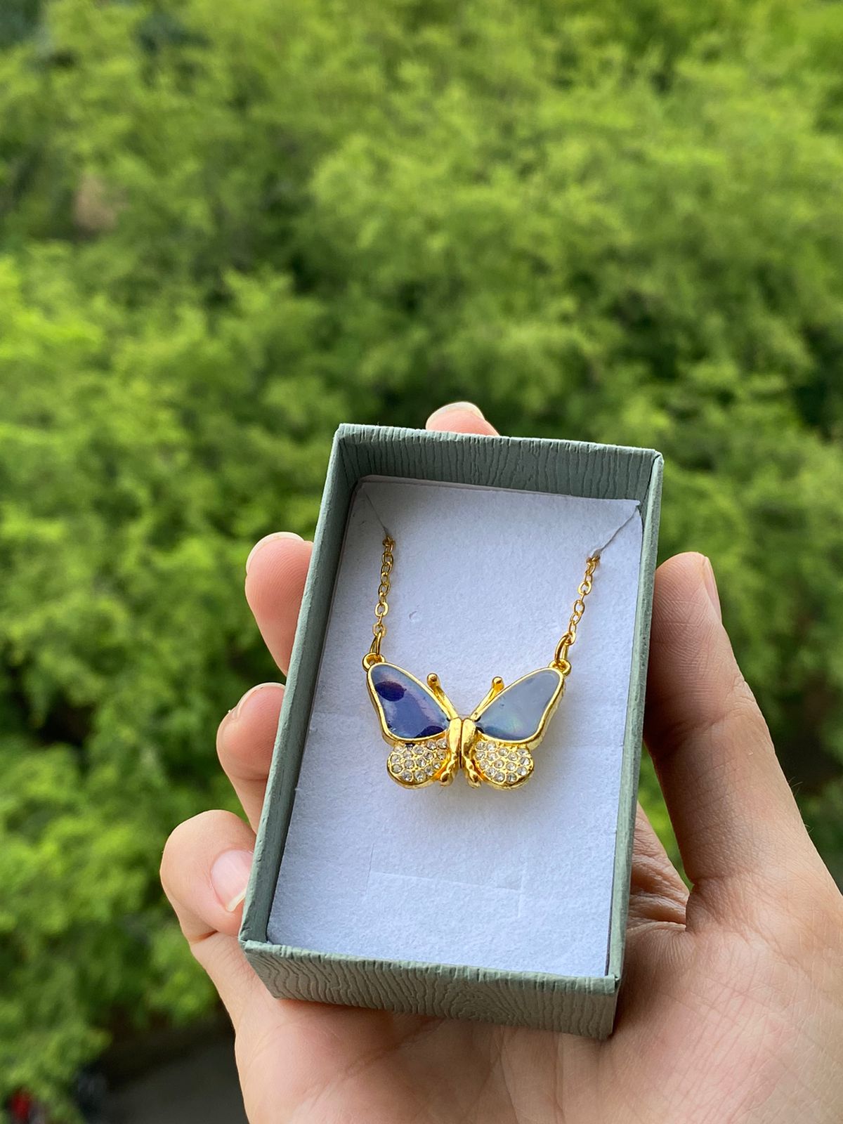 Collar Mariposa Emociones Magnéticas - CON Cajita de Regalo🎁