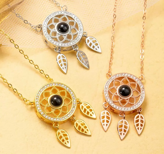 Collar Atrapasueños TE AMO 100 IDIOMA DP