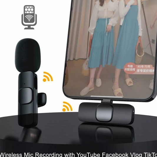 Micrófono Inalámbrico de Solapa para  Celular