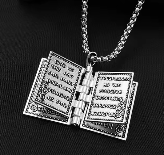 Collar Biblia Religiosa con Caja de Regalo